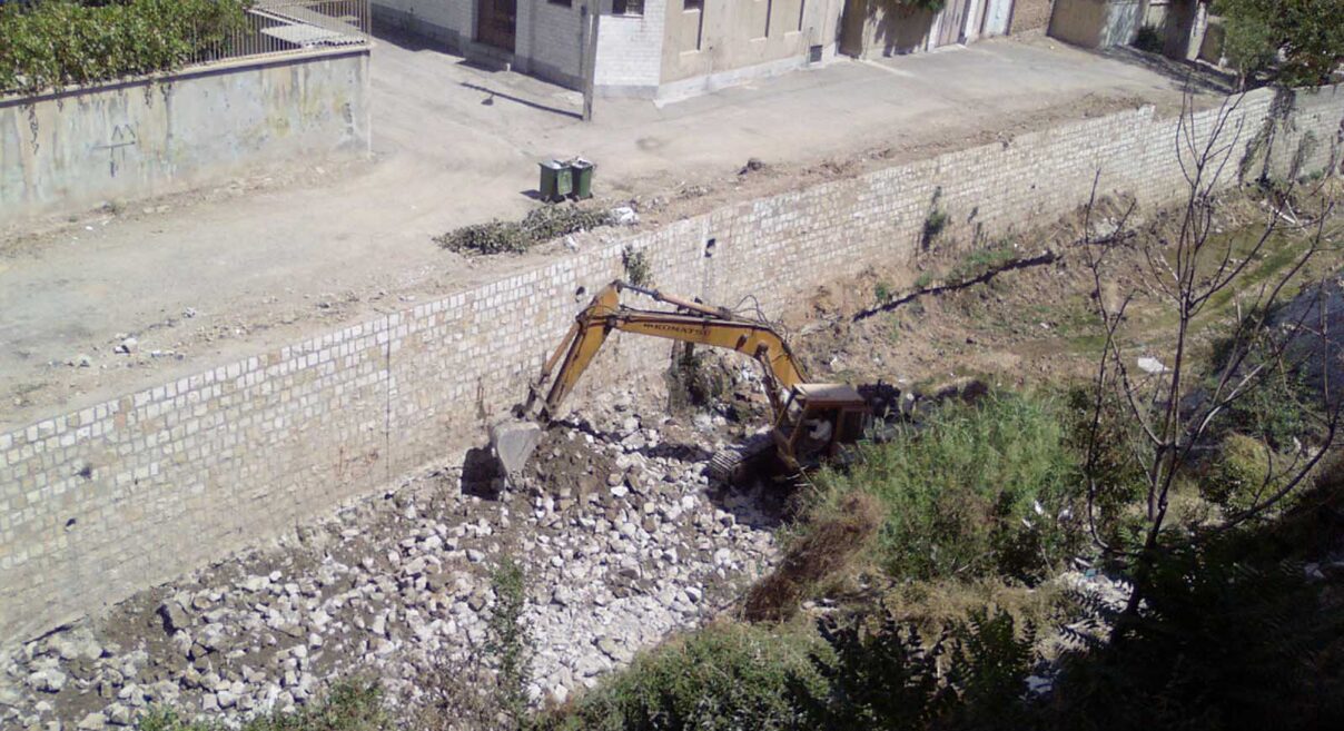 پروژه ساماندهی به رودخانه آبشوران کرمانشاه